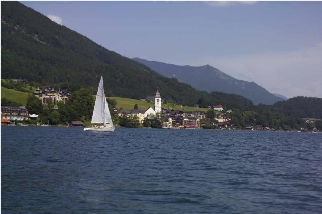 Appartementhaus Huber Abersee Zewnętrze zdjęcie